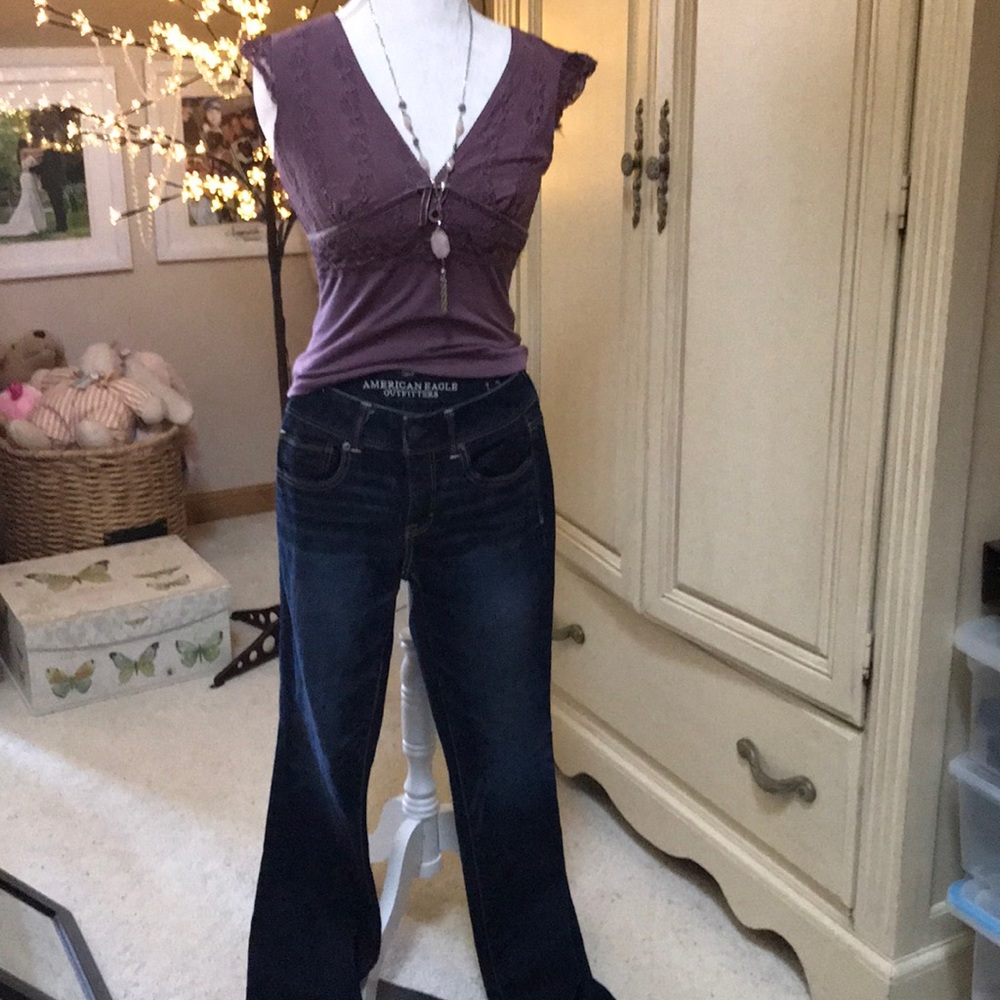 American Eagle kick boot stretch jeans